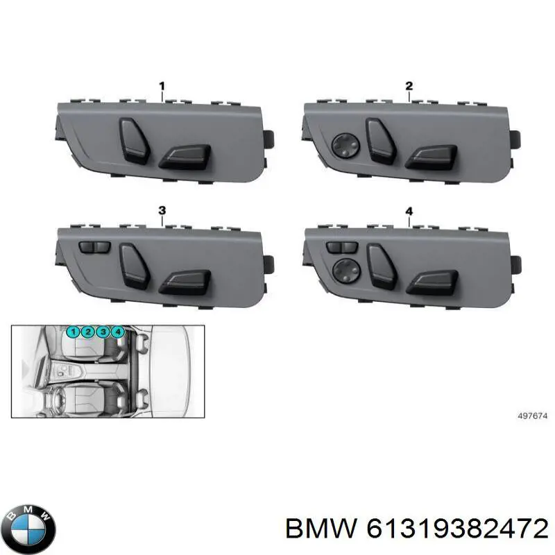 Купити 61319382472 BMW 