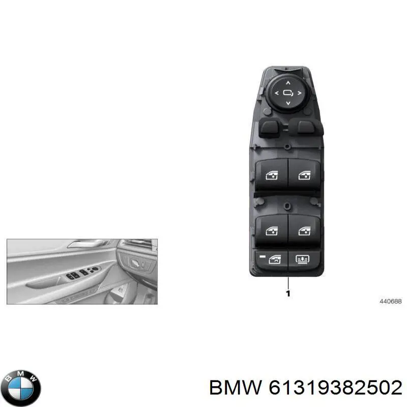 61319382502 BMW 