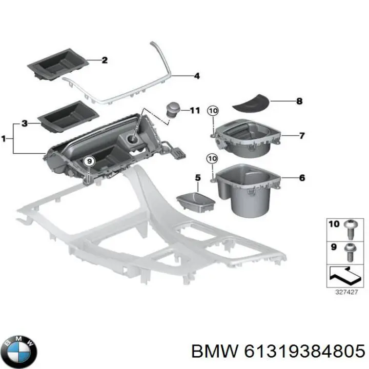 Купити 9384805 BMW Кнопка вмикання обігріву сидіння