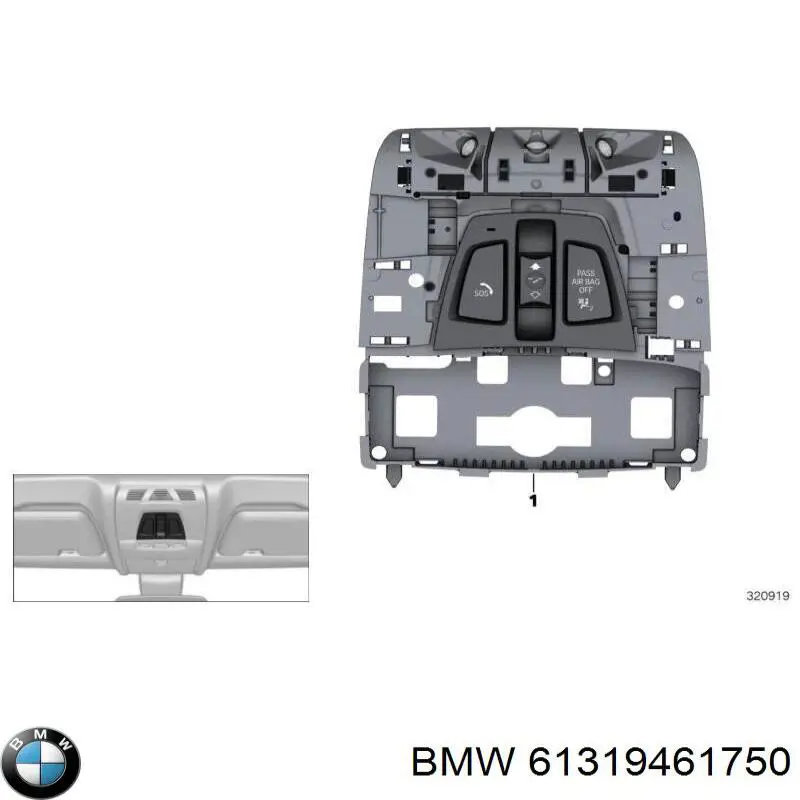  BMW 61319461750 ціна, від 50.68 USD