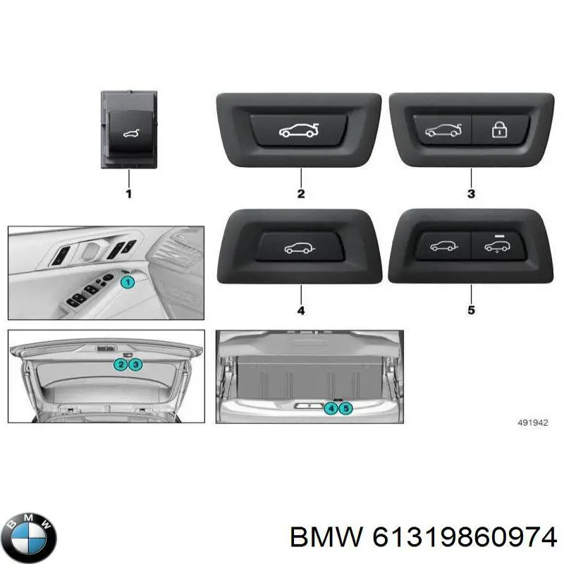  BMW 61319860974 ціна, від 31.67 USD