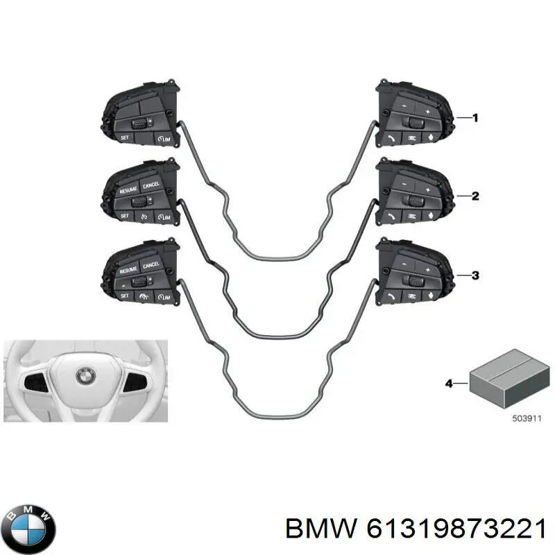 Купити 61319873221 BMW 