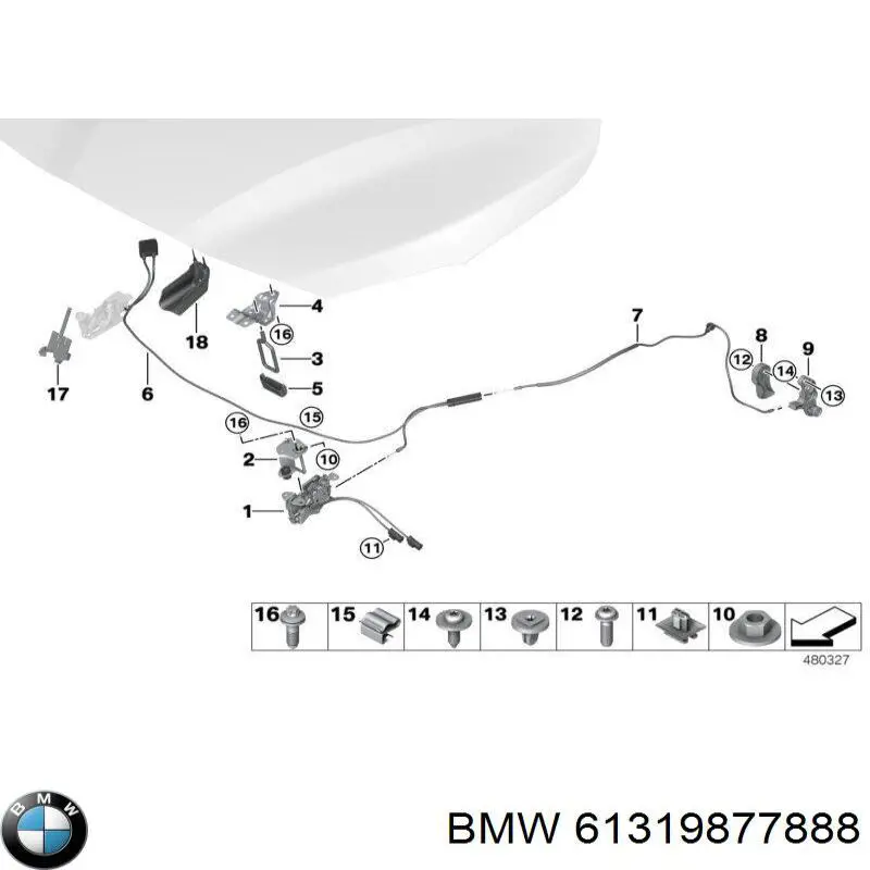  BMW 61319877888 ціна, від 122.75 USD