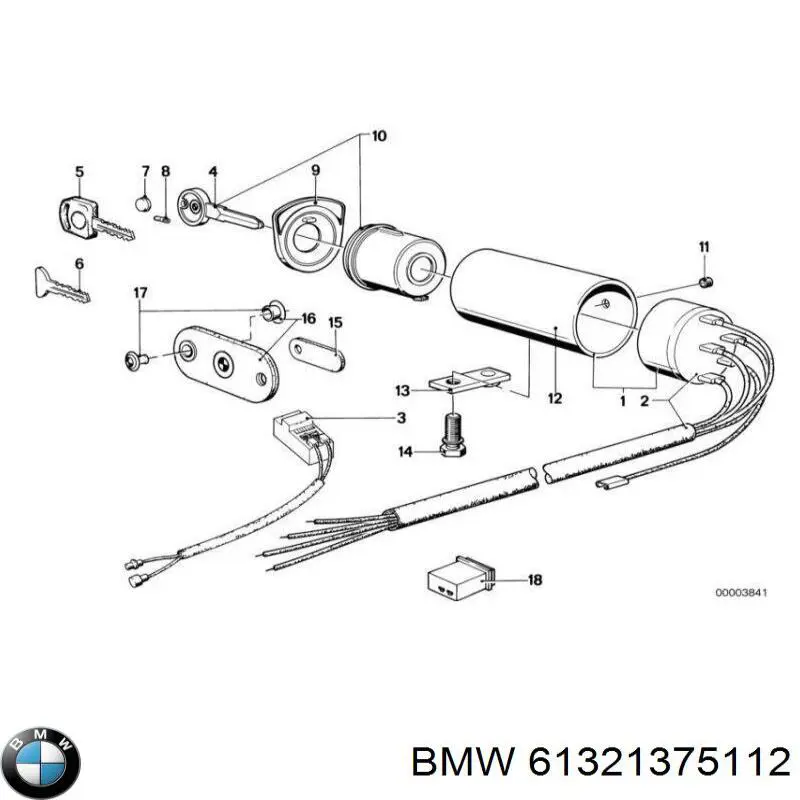 Контакти замку запалювання BMW 61321375112 ціна, від 174.42 USD