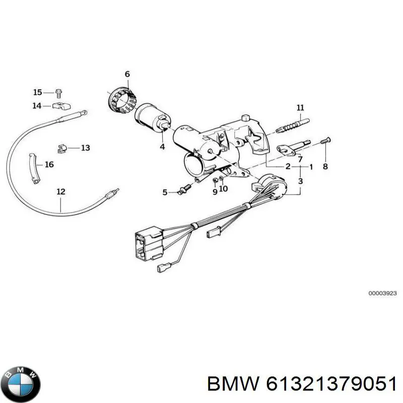 Контакти замку запалювання BMW 61321379052 ціна, від 156.33 USD
