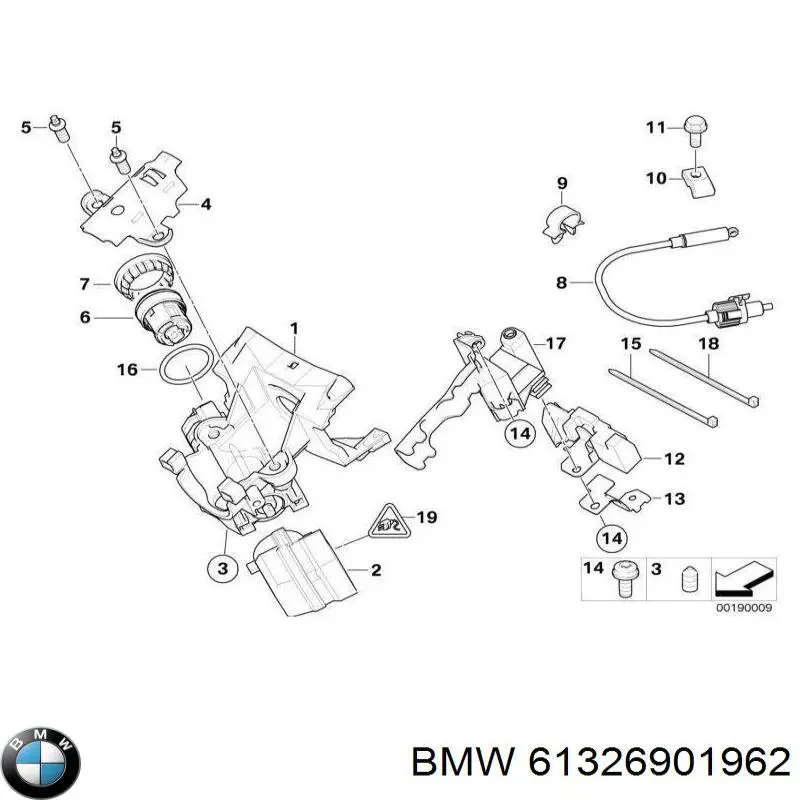 Контакти замку запалювання BMW 61326901962 ціна, від 26.51 USD