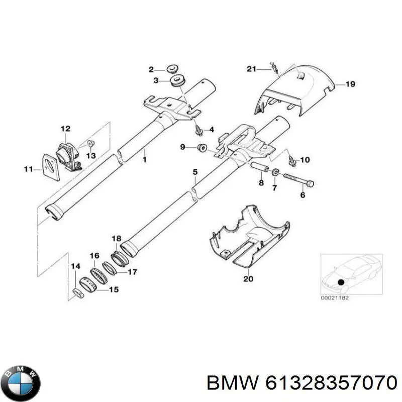 61328357070 BMW Контактна група замка