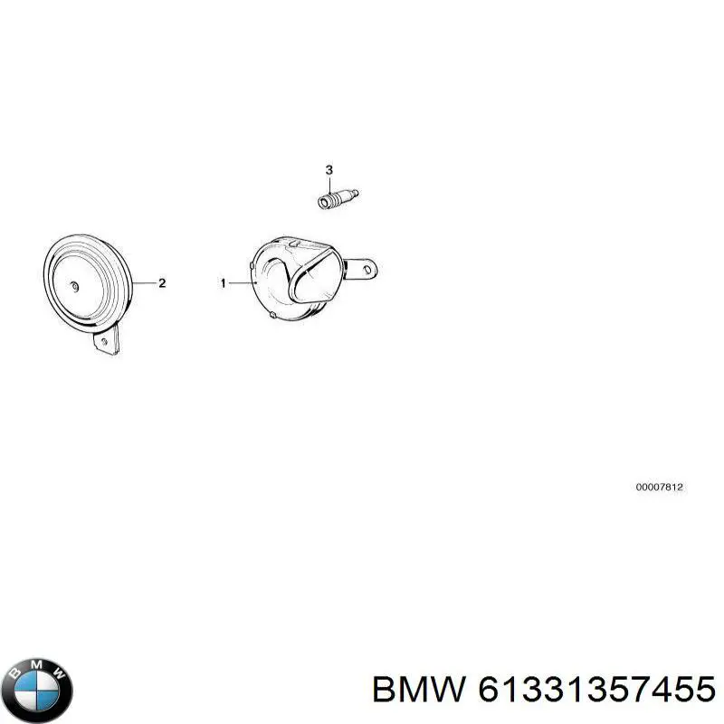 Сигнал високої тональності BMW 61131375697 ціна, від 19.32 USD