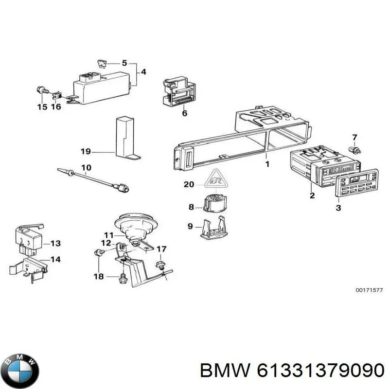 Сигнали звукові BMW 61331379090 ціна, від 13.81 USD
