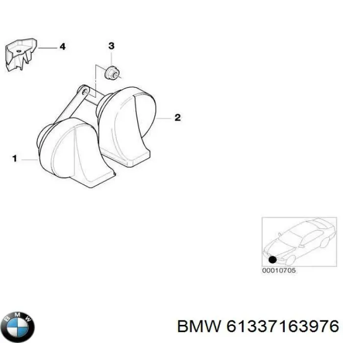 Купити 61337163976 BMW 
