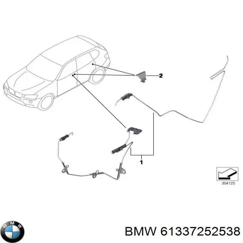 Джгут проводів передньої двері BMW 6936592 ціна, від 8.87 USD