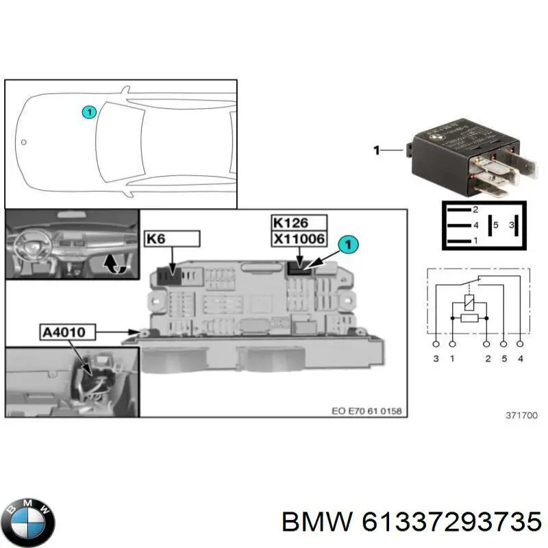 Сигнали звукові BMW 61337293735