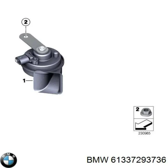 61337293736 BMW Сигнали звукові