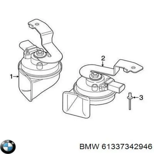 7342946 BMW Сигнали звукові