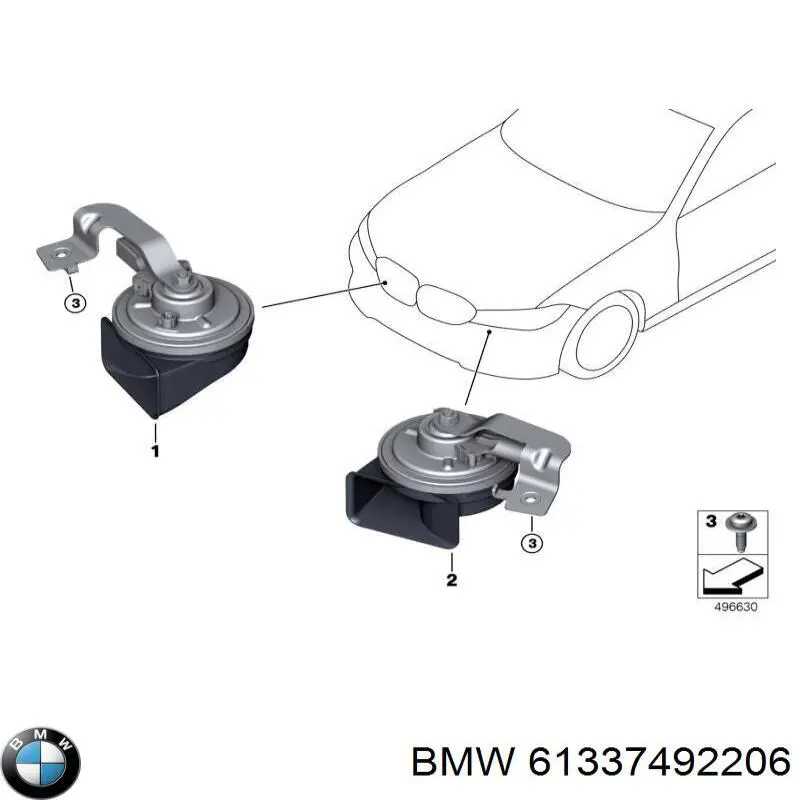 61337492206 BMW Сигнали звукові