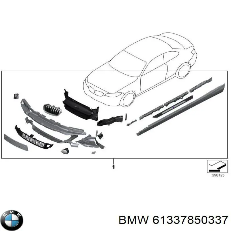  BMW 61337850337 ціна, від 20.27 USD