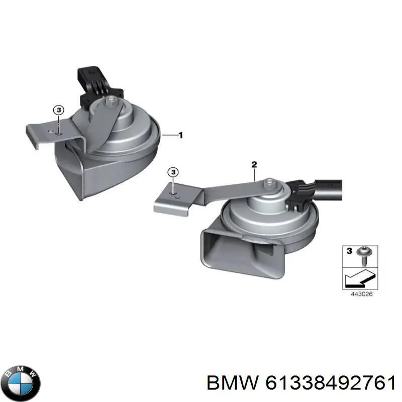 61338492761 BMW 