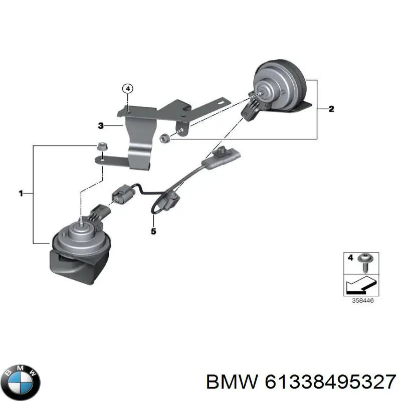 61338495327 BMW 