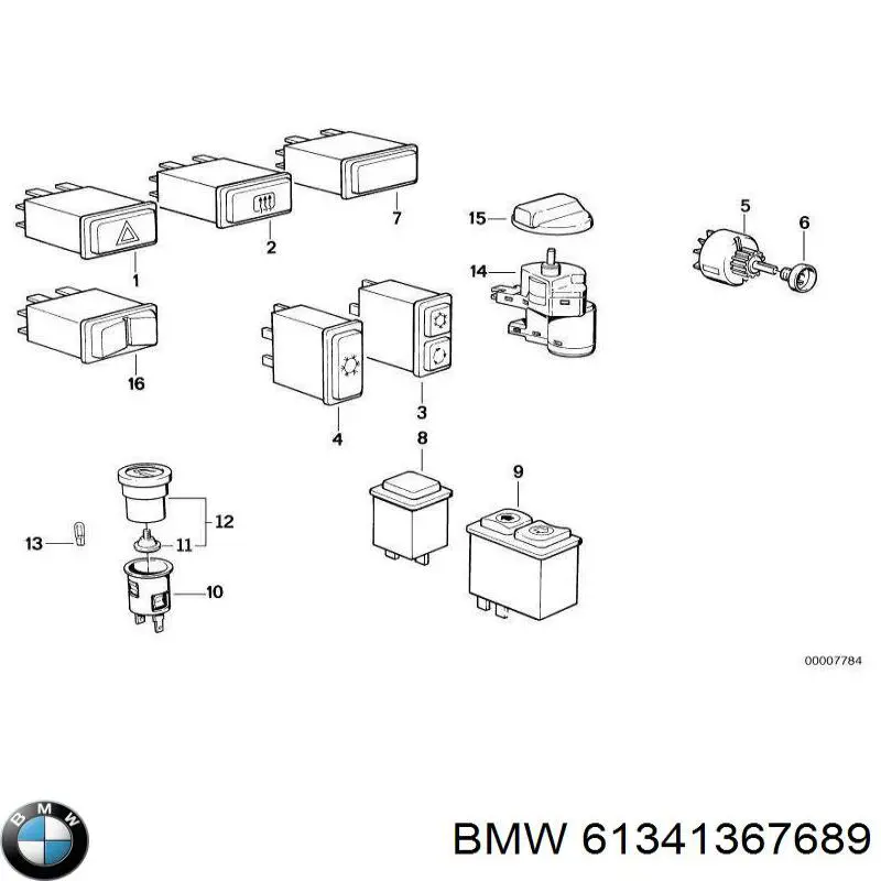 61341367689 BMW 
