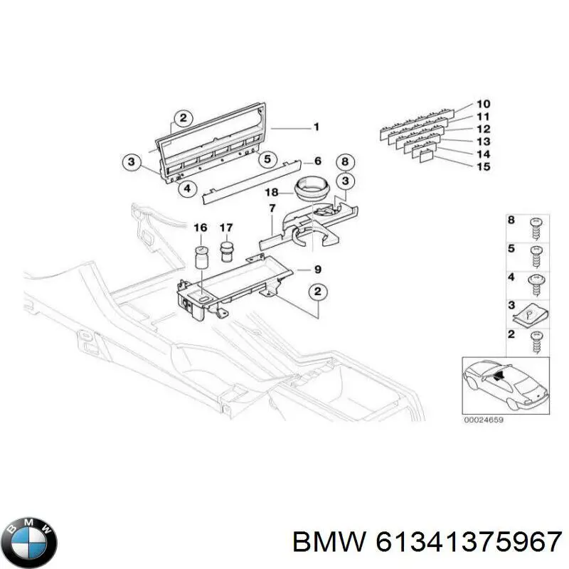  Прикуриватель BMW 5 