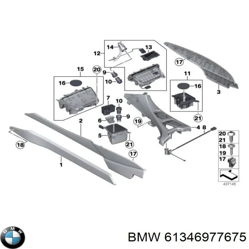  BMW 61346977675 ціна, від 12.67 USD