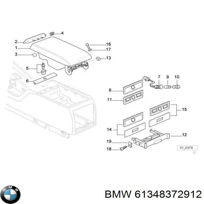 Купити 61348372912 BMW Прикурювач
