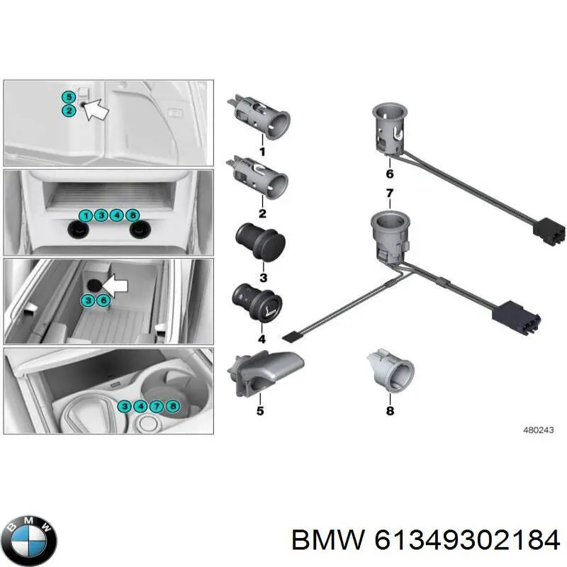 61349302184 BMW 