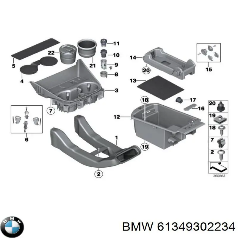  61349302234 BMW