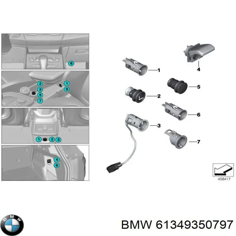 61349350797 BMW 