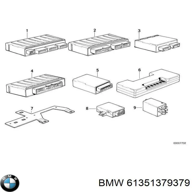 Блок комфорту BMW 61351379379 ціна, від 10.57 USD