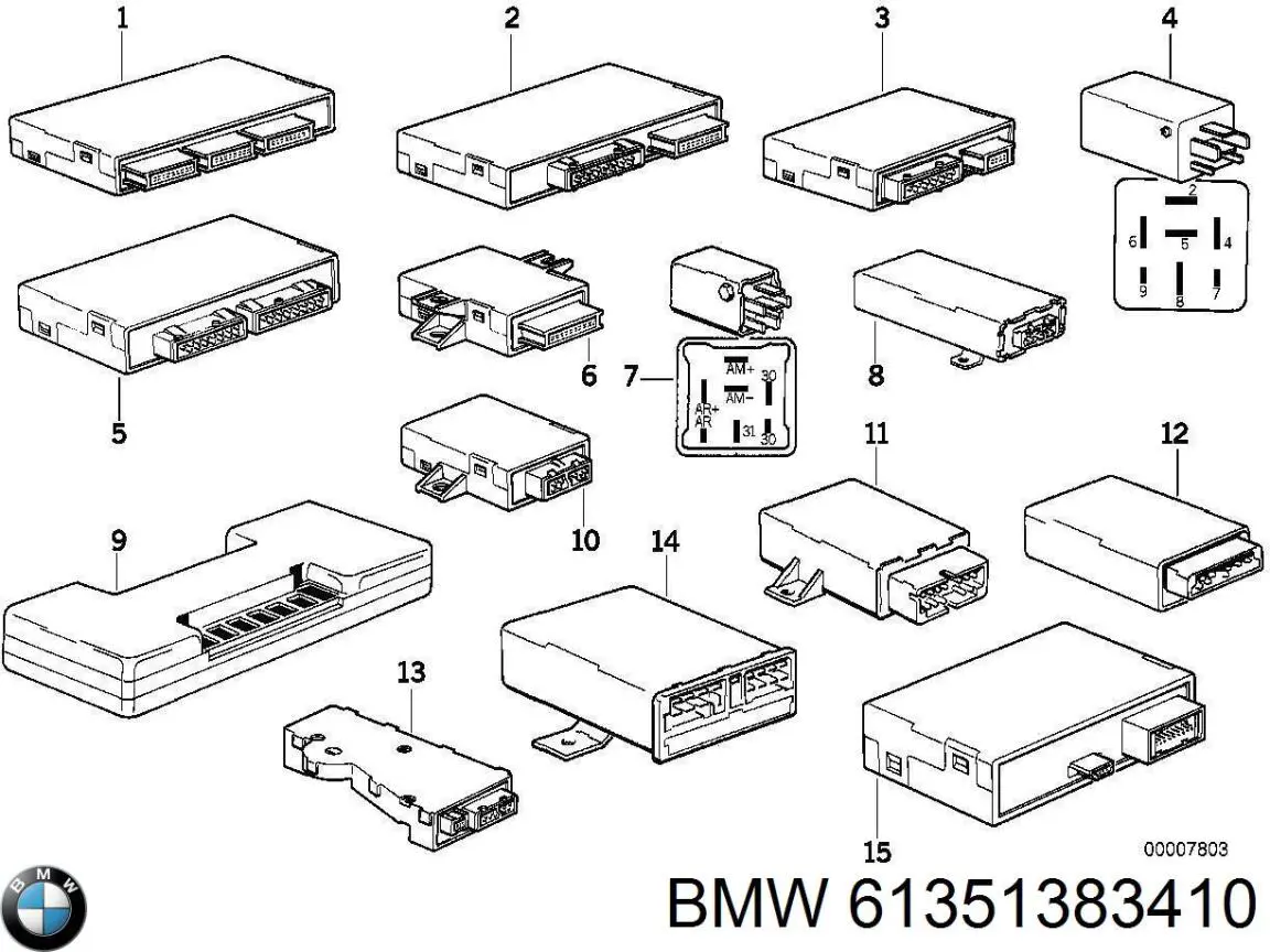 61351383410 BMW 