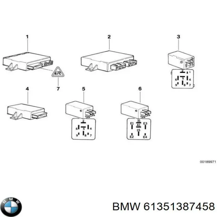  Модуль керування двигуном склоочисника BMW 3 