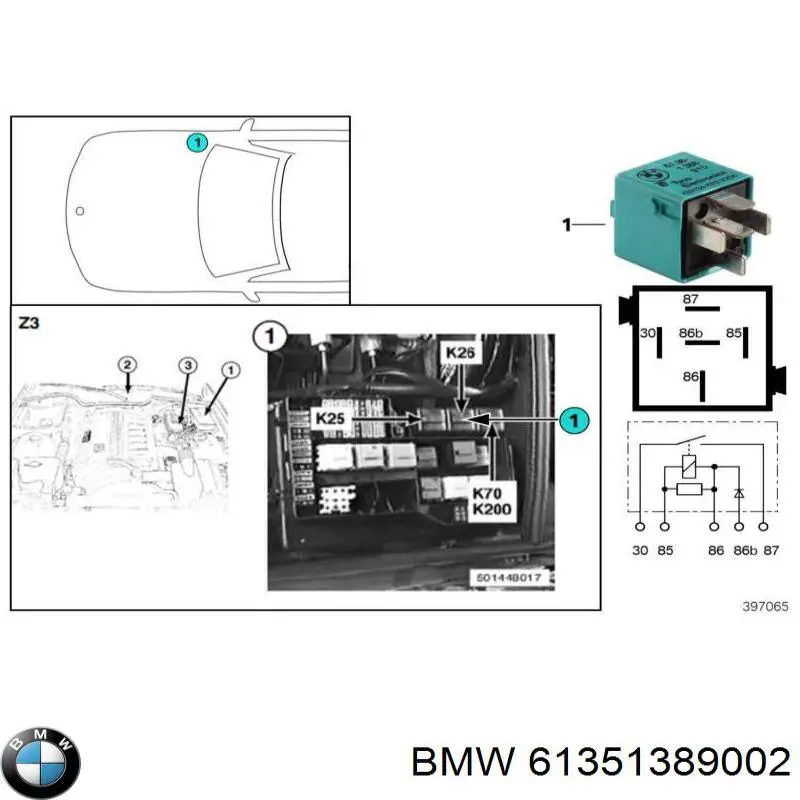  BMW 61351389002 ціна, від 14.11 USD