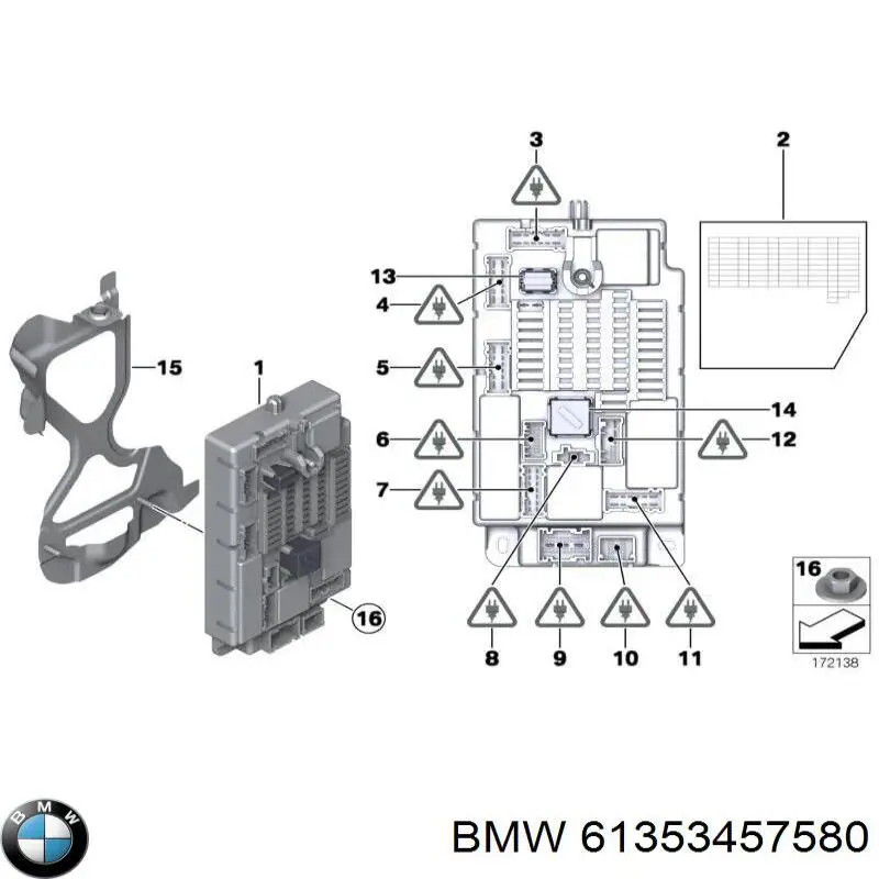  BMW 61353457580 ціна, від 573.25 USD