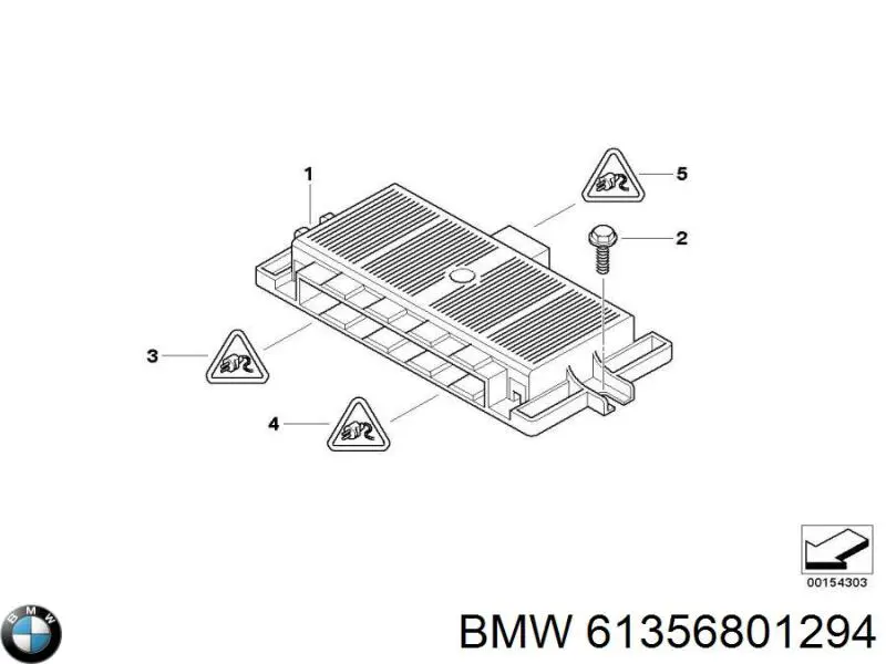 Купити 61359170455 BMW Модуль керування (ЕБУ) світлом фар