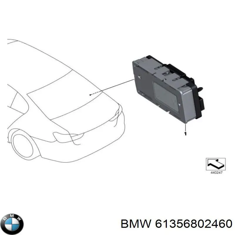 Блок запобіжників задній, салонний BMW 61356992957 ціна, від 22.57 USD