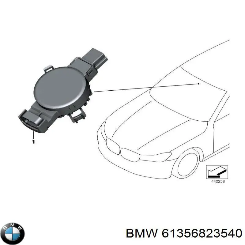 Датчик дощу BMW 61356823540 ціна, від 31.67 USD