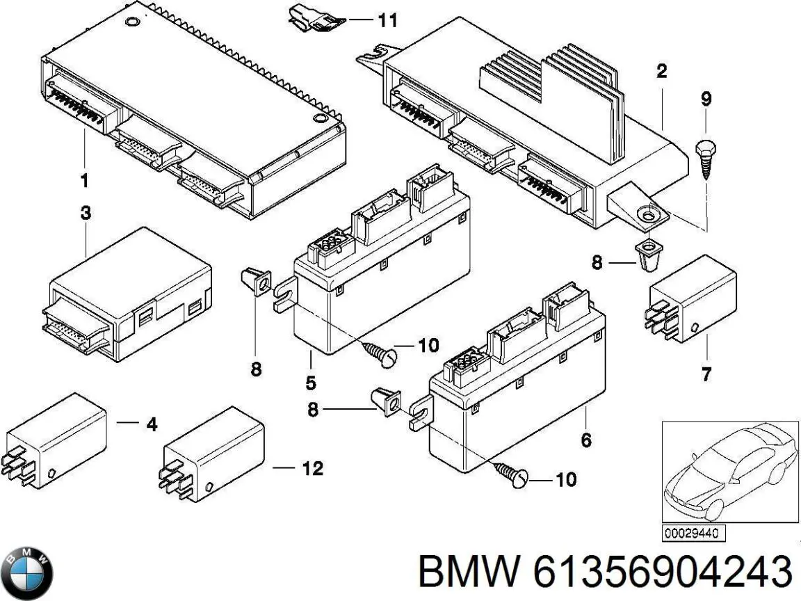  BMW 61358376064 ціна, від 10.16 USD