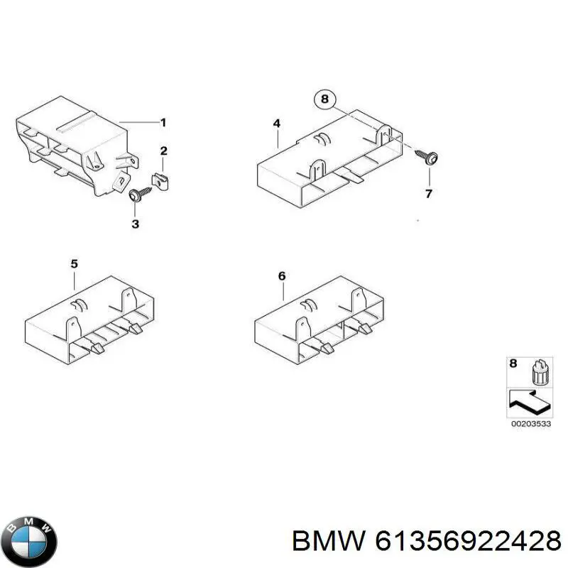 61356922428 BMW 