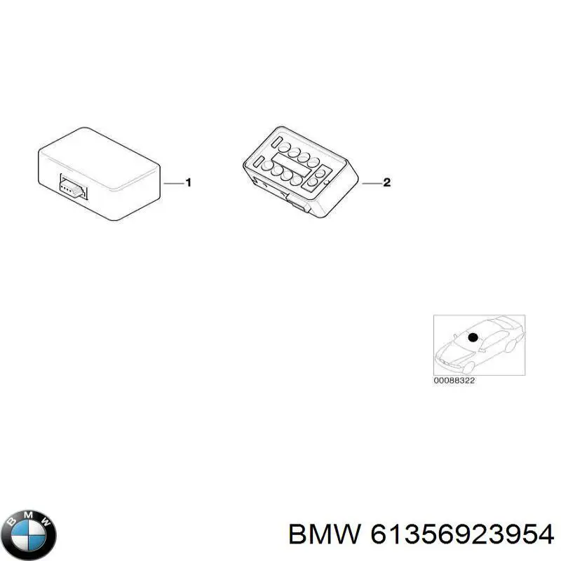 Купити 61356923954 BMW Датчик дощу
