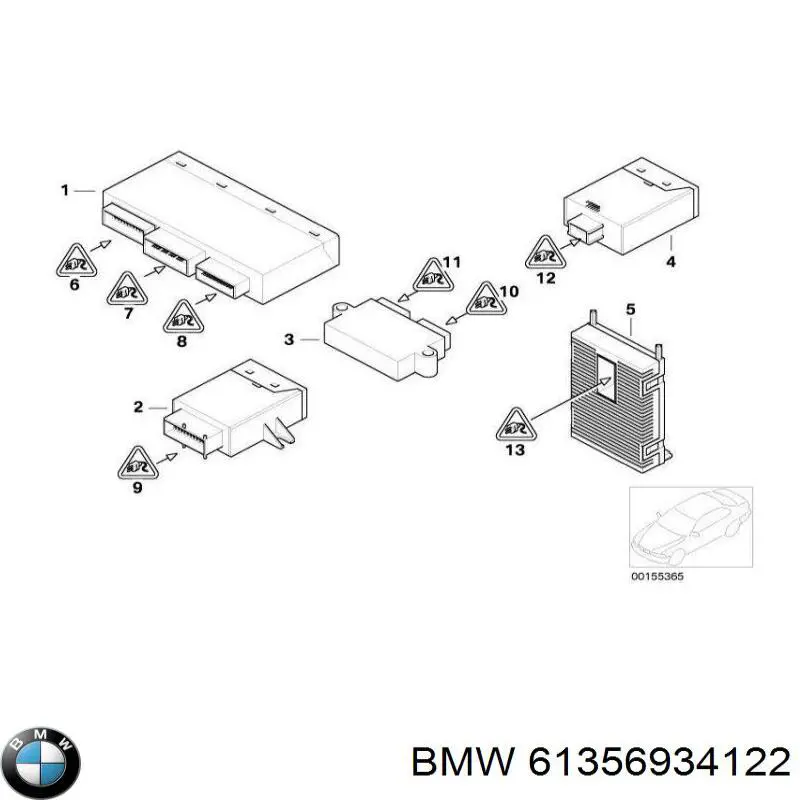 Купити 6934122 BMW Модуль керування (ЕБК) адаптивного освітлення