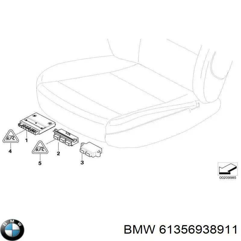  BMW 61356938911 ціна, від 511.97 USD