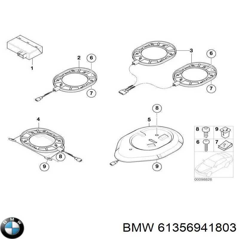  BMW 61356941803 ціна, від 526.75 USD