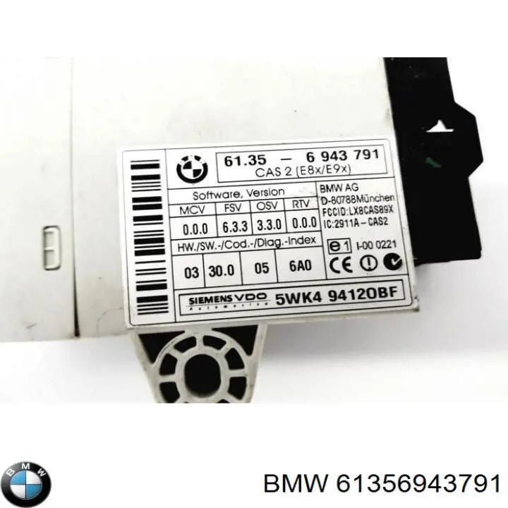Модуль управління іммобілайзера (ЕБУ) BMW 61356943791 ціна, від 27.69 USD