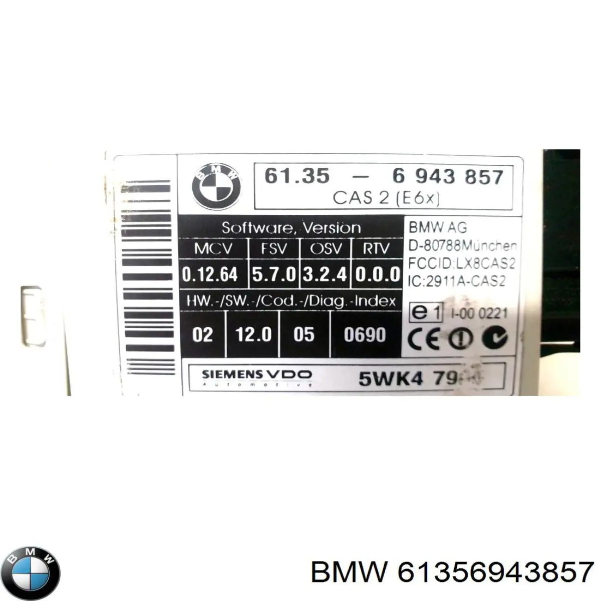 Блок комфорту 6943854 BMW