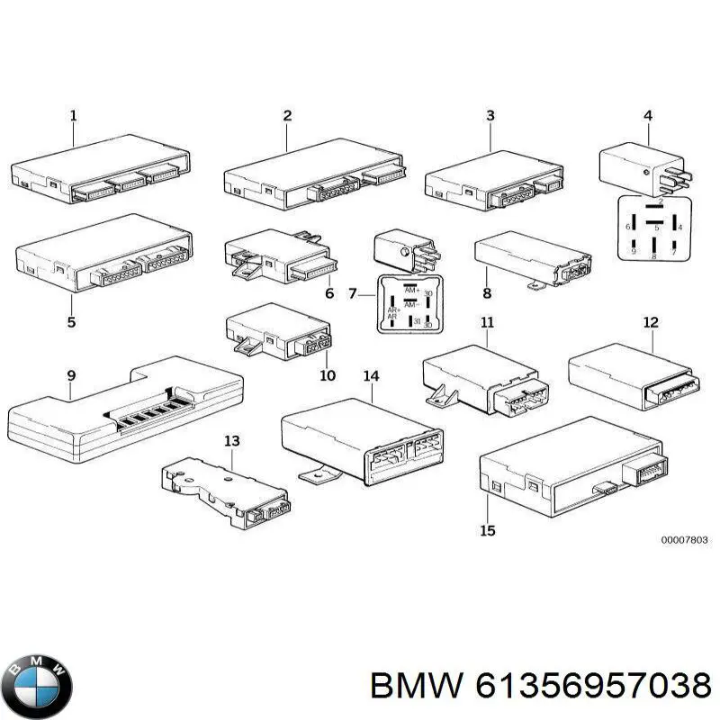  BMW 61354206050 ціна, від 373.75 USD