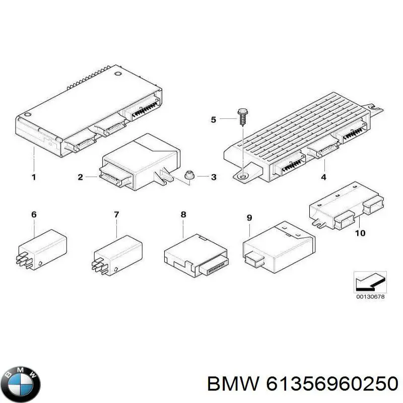 6940923 BMW Блок управління центральним замком