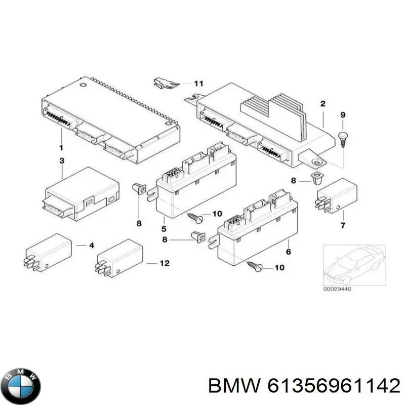  BMW 61356961142 ціна, від 38.67 USD