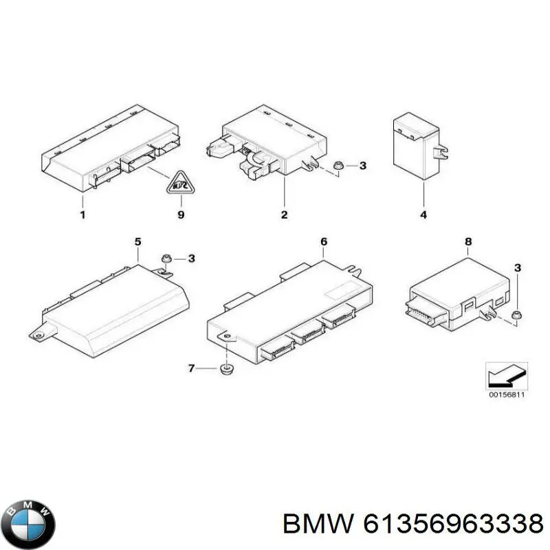 Блок комфорту 61356923960 BMW