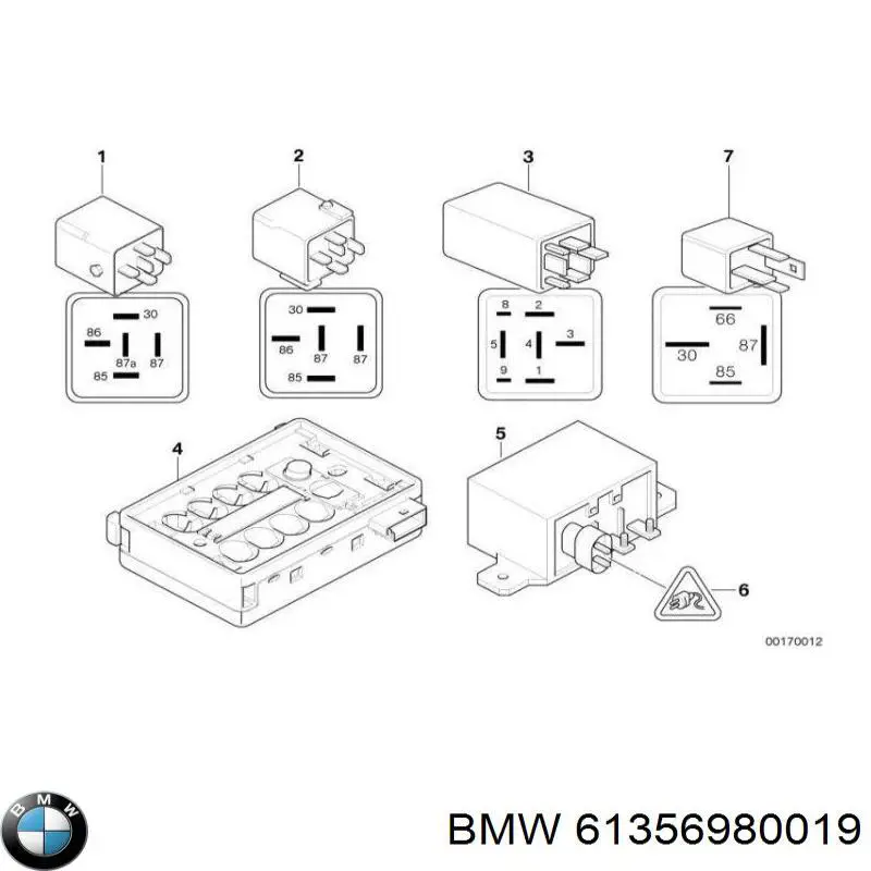 Купити 61356922046 BMW Вікно вітрове